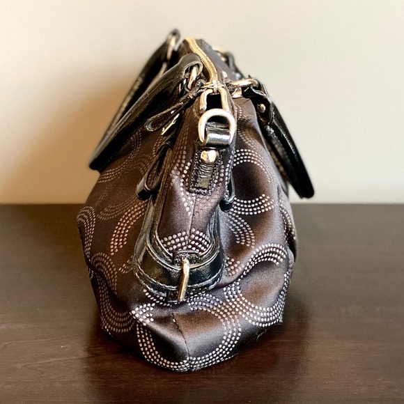 Vintage Black Coach Carry All - Picture 4 of 8